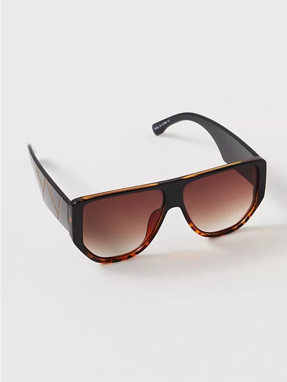 Free People High Moon Oversized Shield Sunglasses